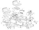 Page D Diagram and Parts List for 1998 Yard Machines Lawn Tractor